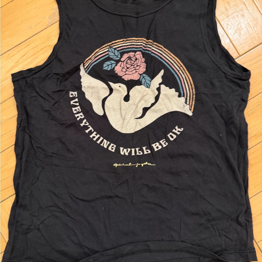 Spiritual Gangster Crop Tank, Size small